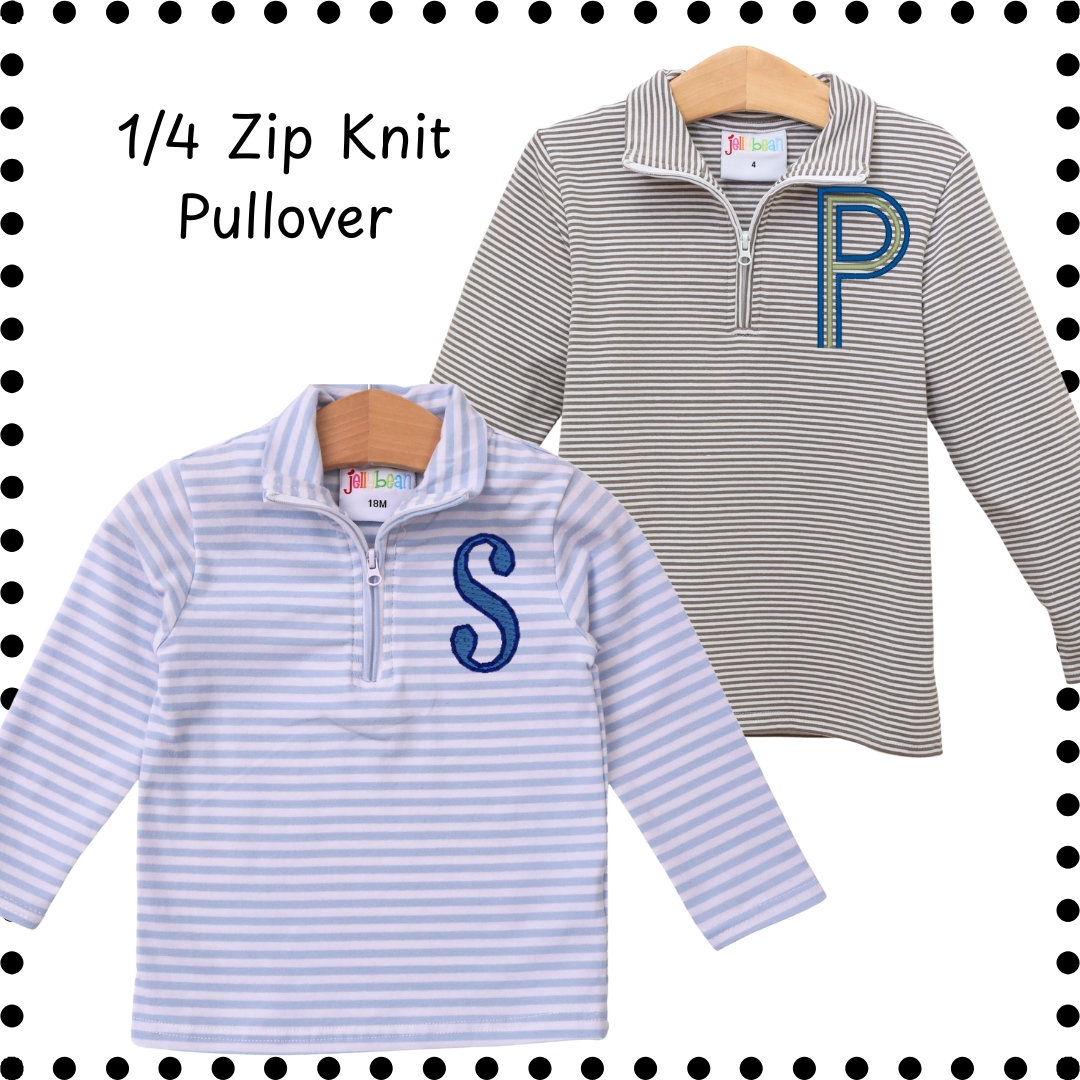 1/4 Zip Knit Pullover