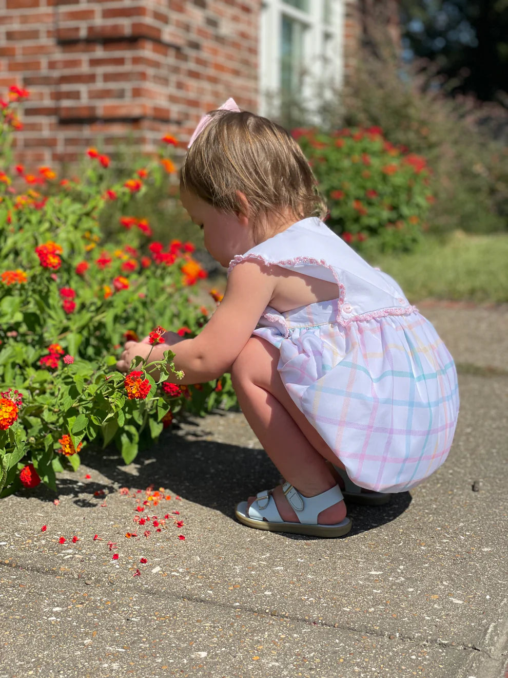 Blaire Bubble in Pastel Plaid
