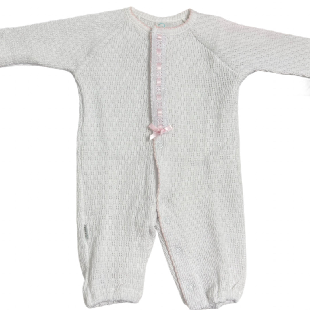 Paty Knit Converter with Eyelet Trim Pink #124