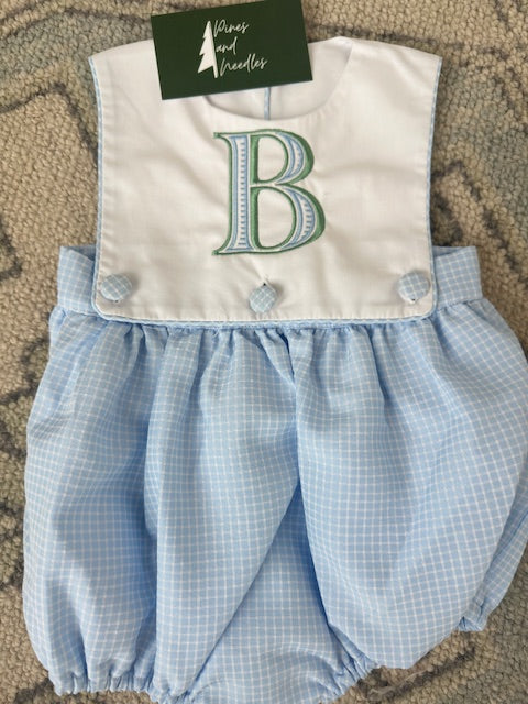 Baylor Blue Check Bubble