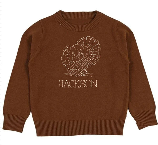 Boys turkey sweater