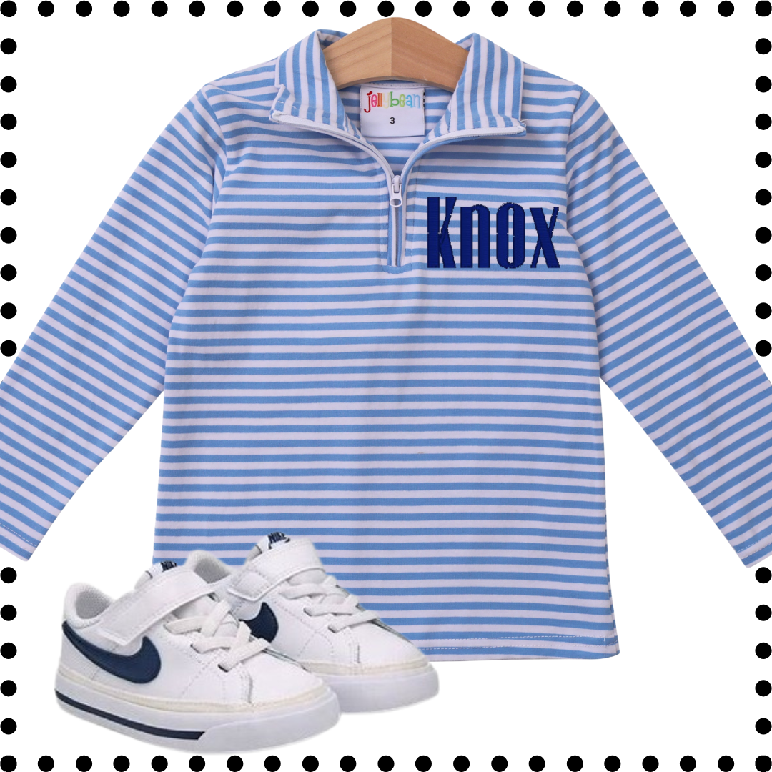 1/4 Zip Knit Pullover