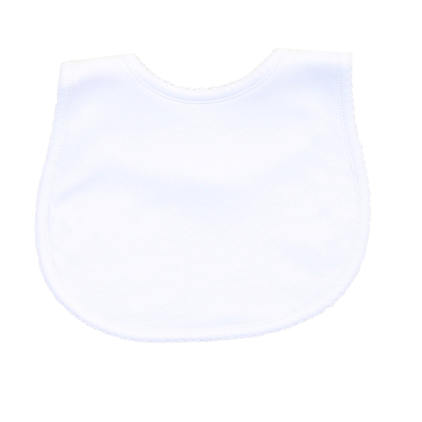 Solid White Essentials Bib