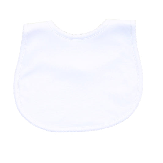 Solid White Essentials Bib