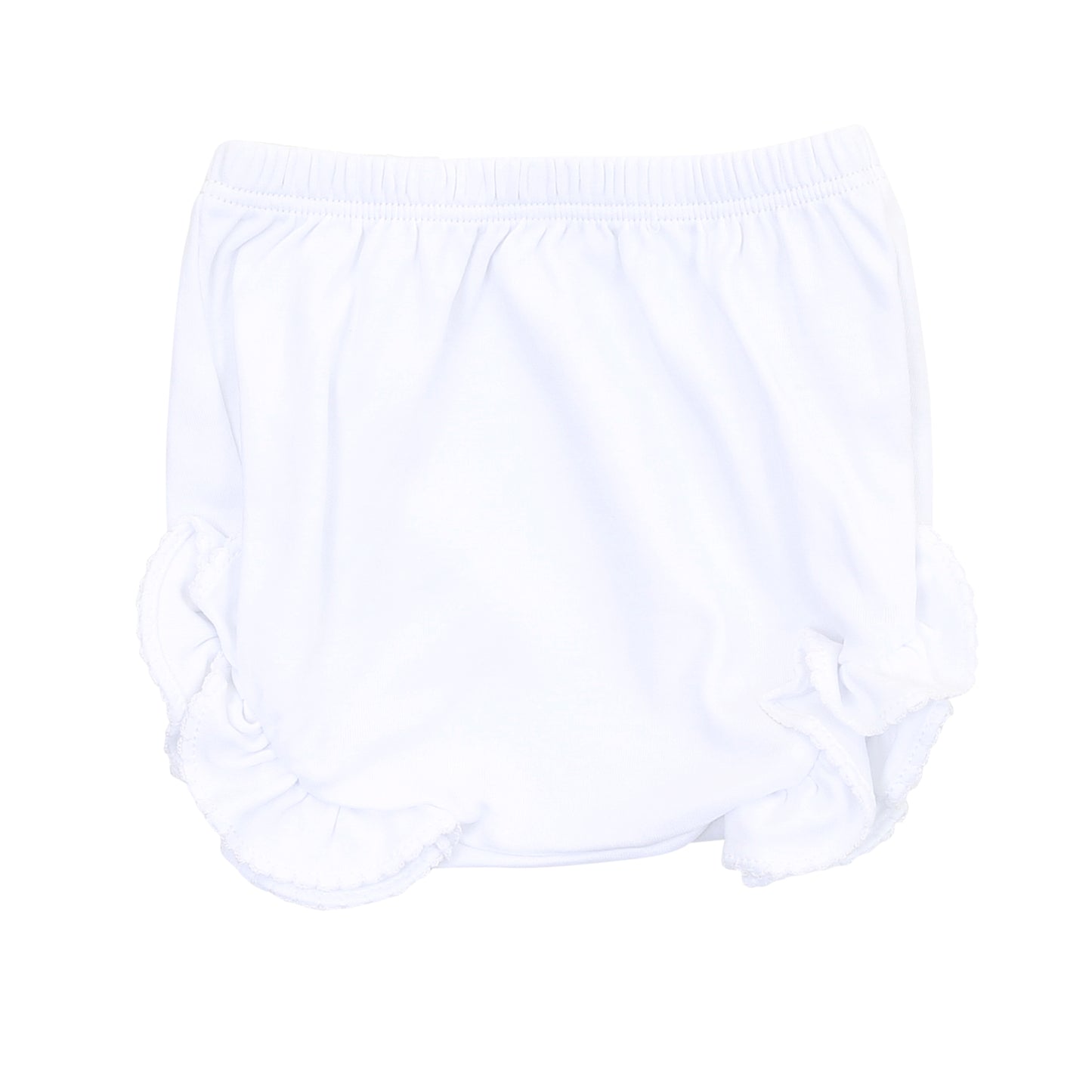 Solid White Essentials White Diaper Cover