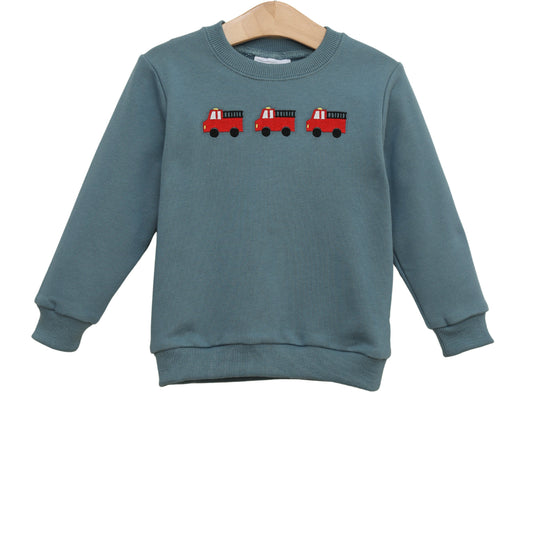 Firetruck Trio French Terry Pullover