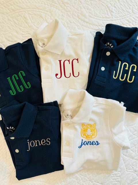 Boy's Back to School- Cotton Polos