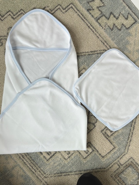 Baby Hooded Towel and Wash Cloth