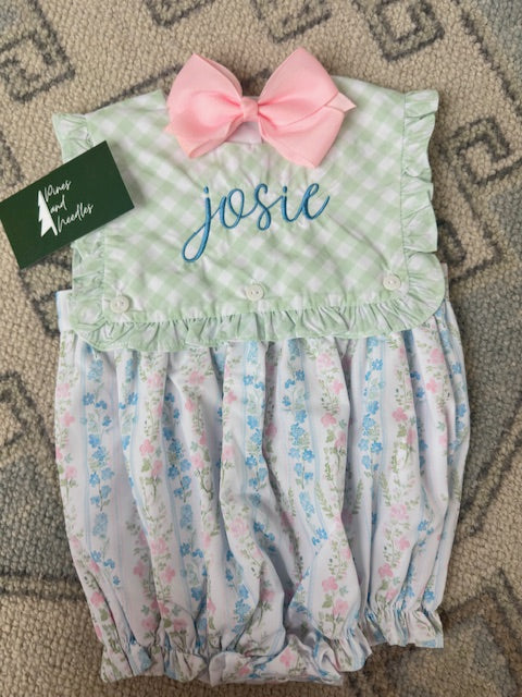 Blaire Bubble in Floral Stripe
