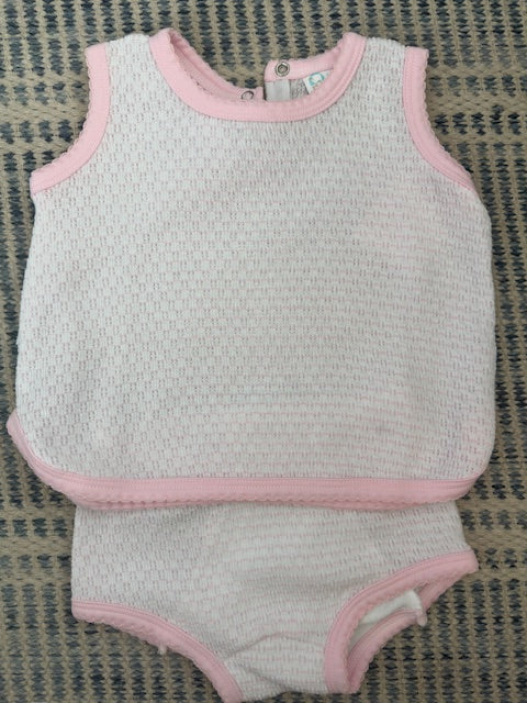 Paty Knit- 2 Piece Diaper Set