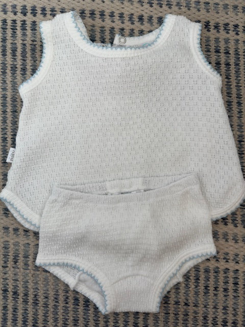 Paty Knit- 2 Piece Diaper Set