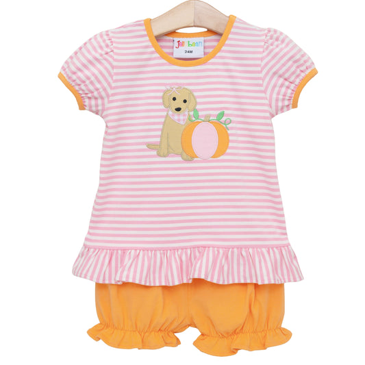 Pumpkins and Paws Bloomer Set