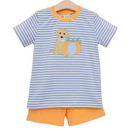 Pumpkins and Paws Short Set