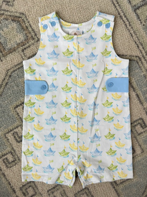 Sailboat Boy Romper