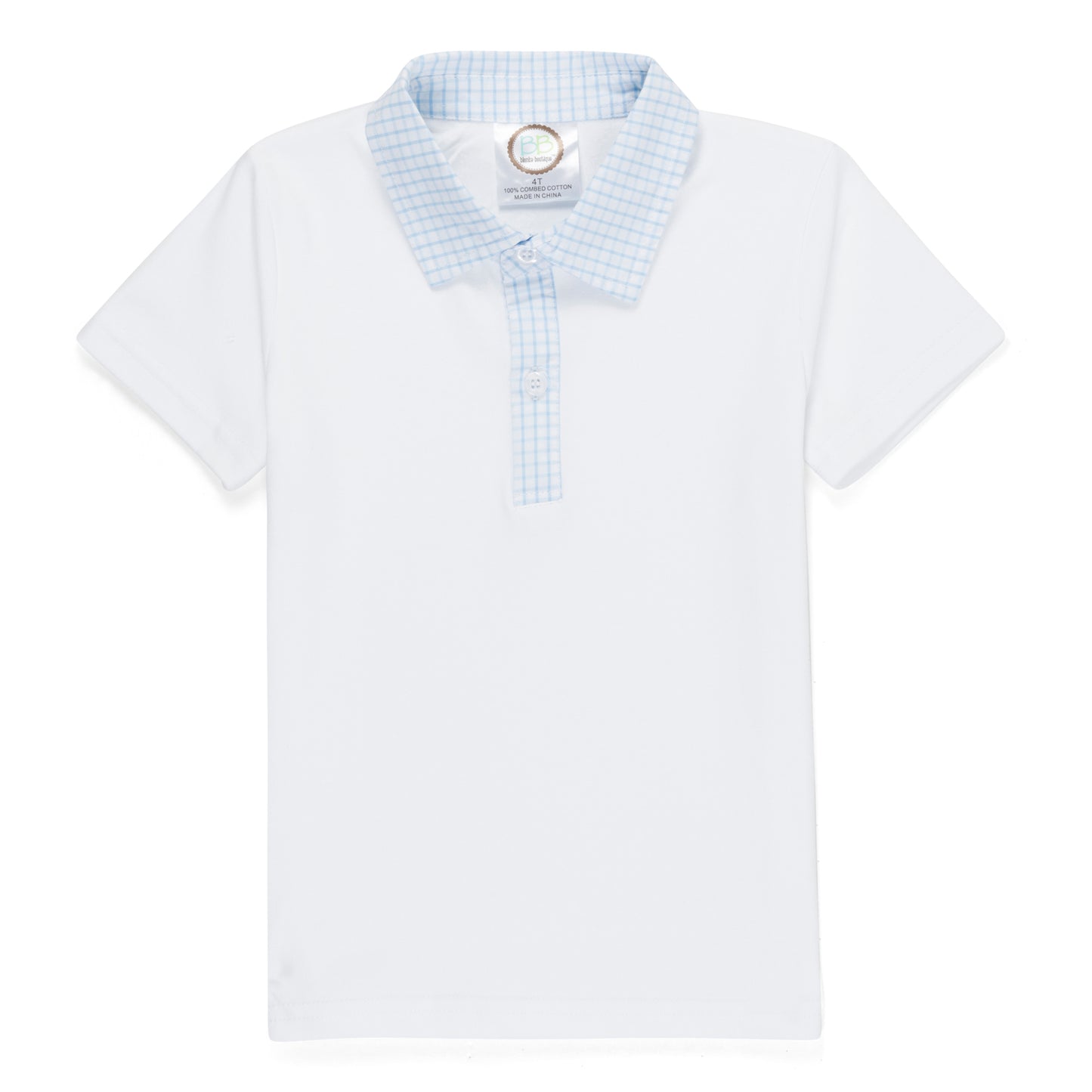 Short Sleeve Window Pane Polo