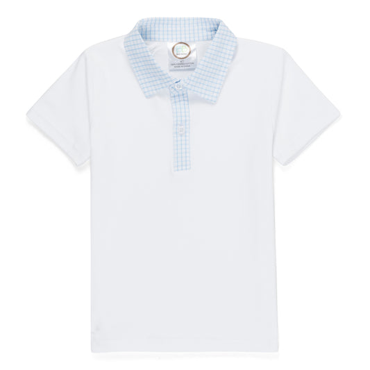 Short Sleeve Window Pane Polo