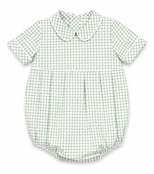 Boys sage window pane bubble