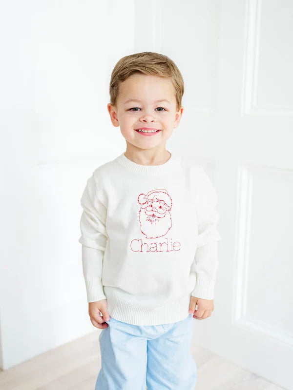 Custom santa name sweater