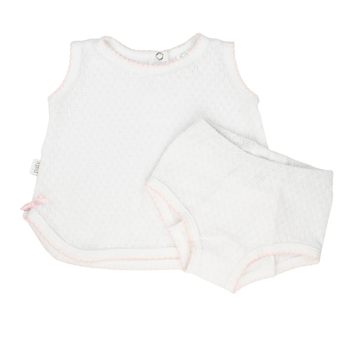 Paty Knit- 2 Piece Diaper Set